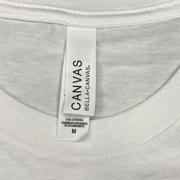 One Republic Düsseldorf Unisex White Graphic Tee Size Medium - Picture 3 of 6